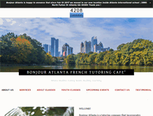 Tablet Screenshot of bonjouratlanta.com